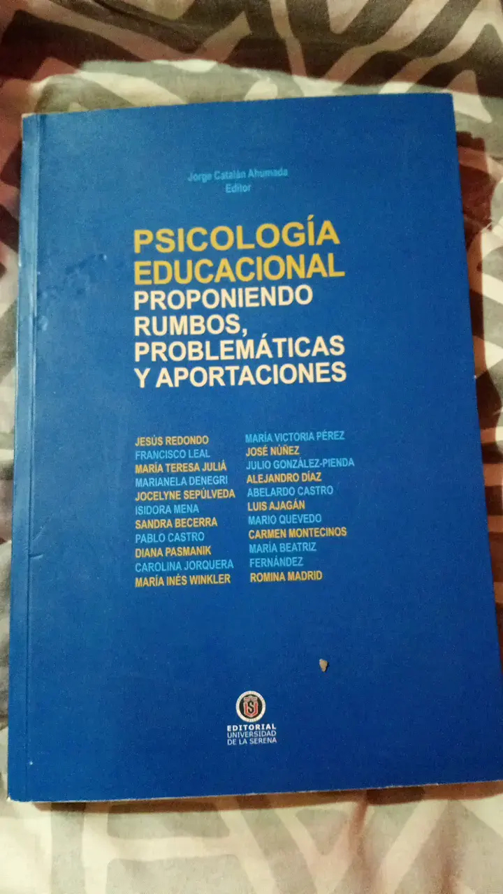 Libro Psicología Educacional Editorial Universidad de La Serena - 1