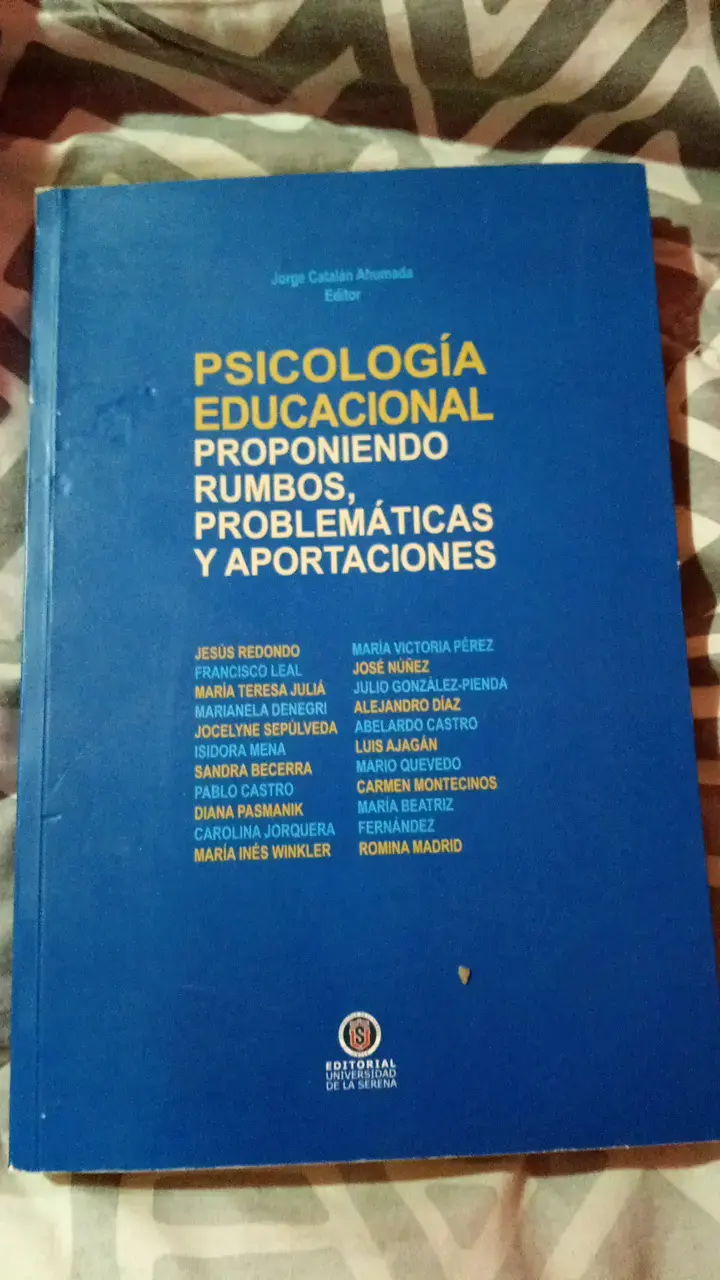 Libro Psicología Educacional Editorial Universidad de La Serena - 2