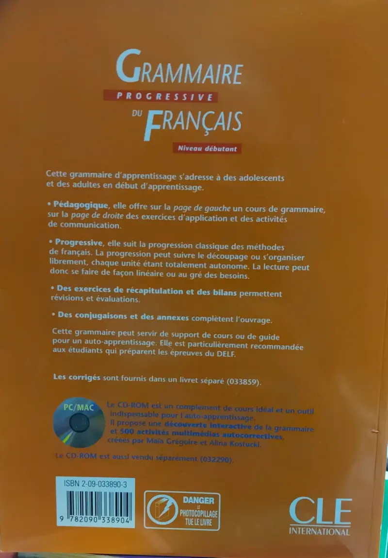 Libro Grammaire Progressive Du Français con CD-ROM - 3