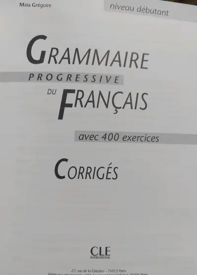 Grammaire Progressive Du Français Nivel Début - miniatura 2