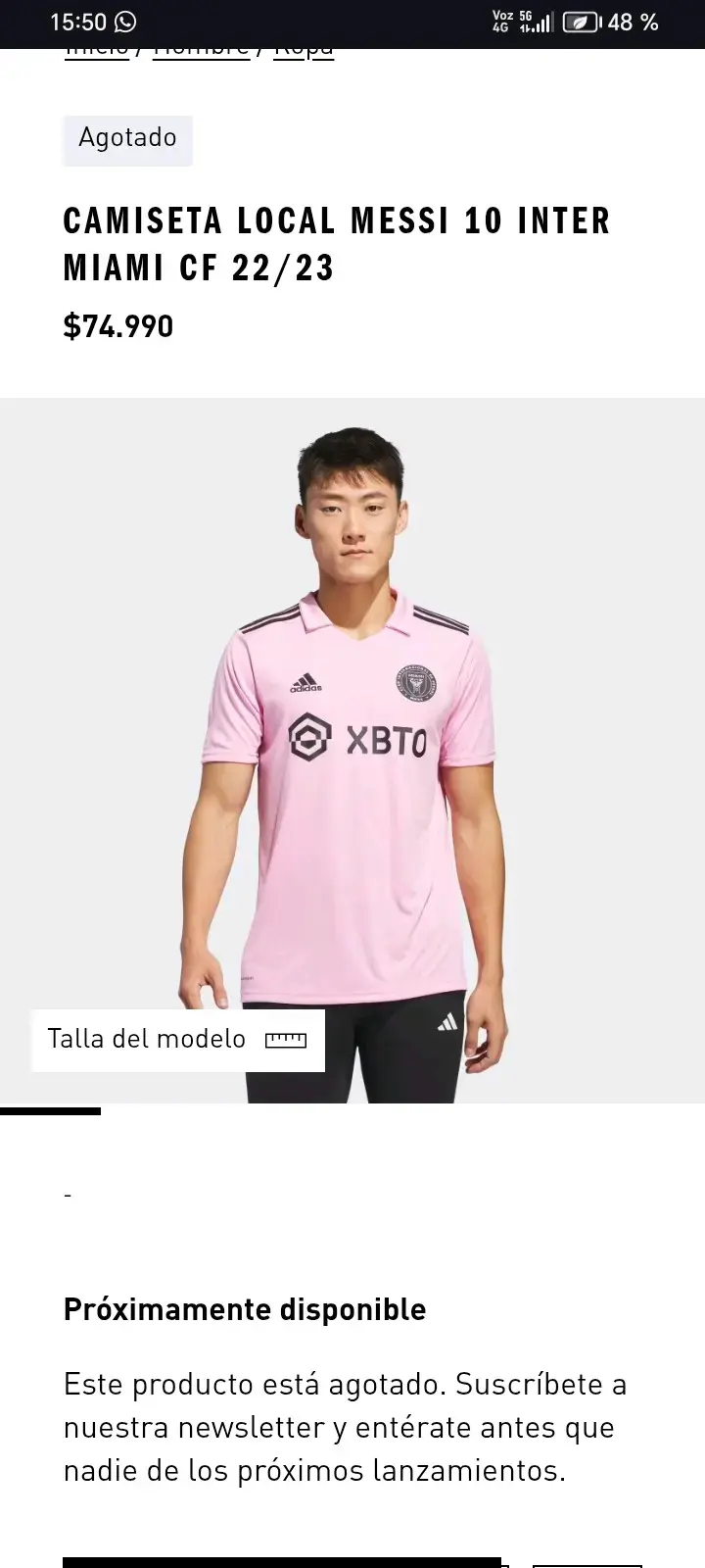 Camiseta Adidas Messi 10 Inter Miami CF 22/23 - 3