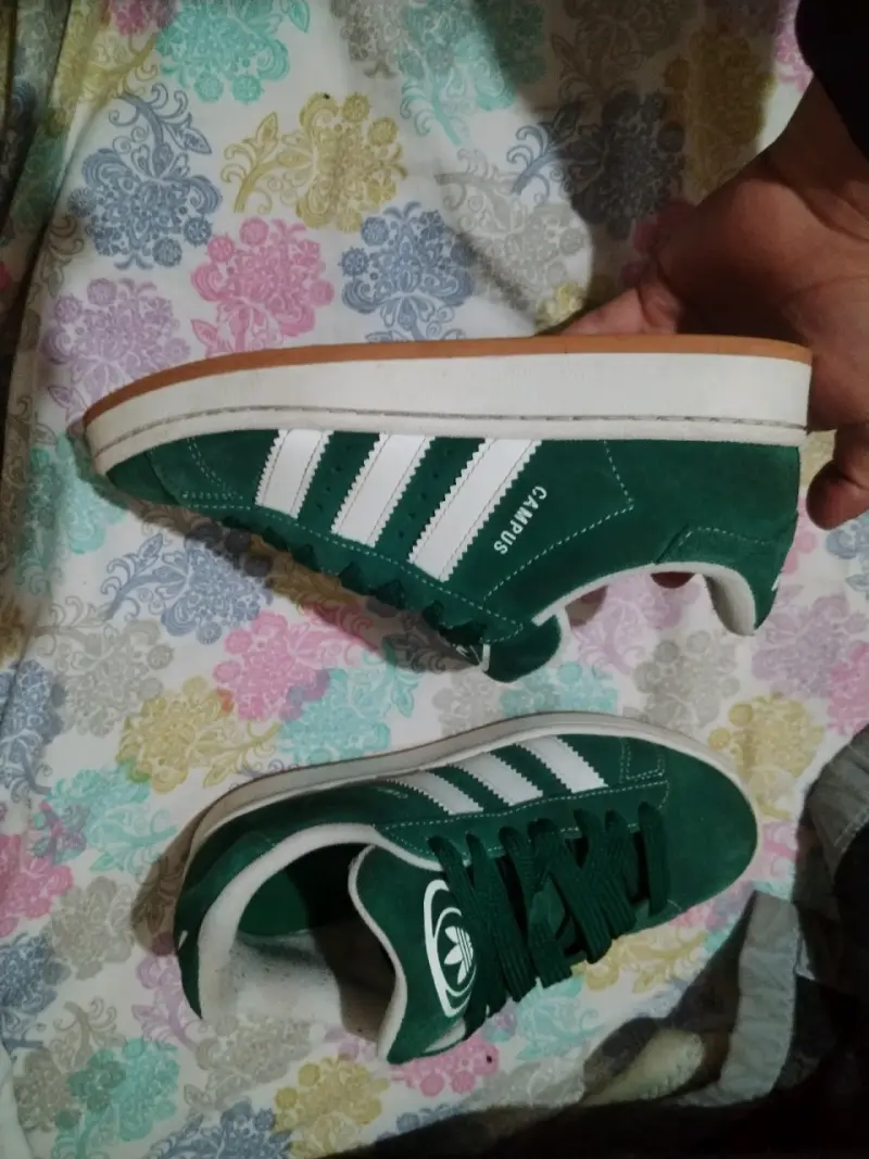 Zapatillas verdes Adidas Campus en excelente esta - 2