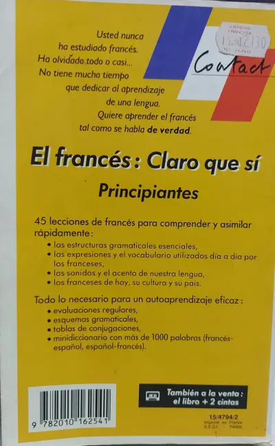 Libro de Francés para Principiantes El Francés - miniatura 2