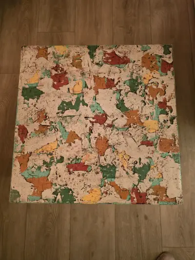 Mesa auxiliar rústica bohemia multicolor - miniatura 2