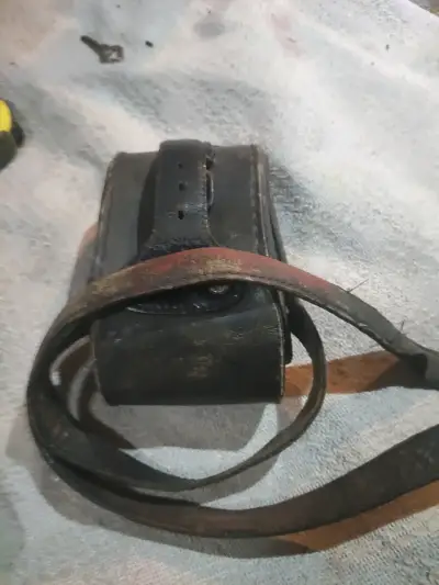 Bolso de cuero vintage con correa ajustable - miniatura 3