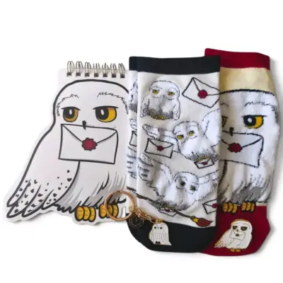 Set de calcetines y libreta   Hedwig Harry Potter - miniatura 1