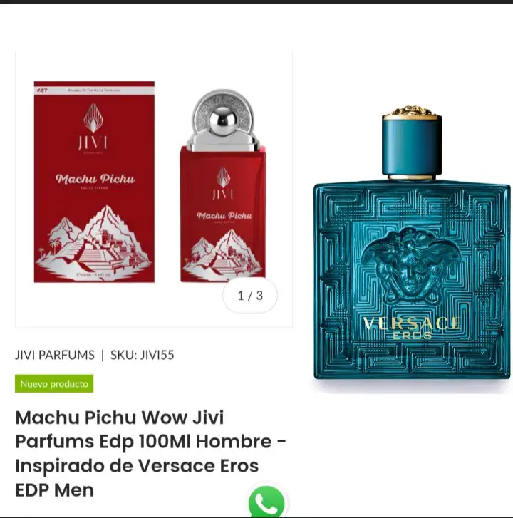 Perfume Jivi Parfums Eternal Rouge 100ml Hombre - 3