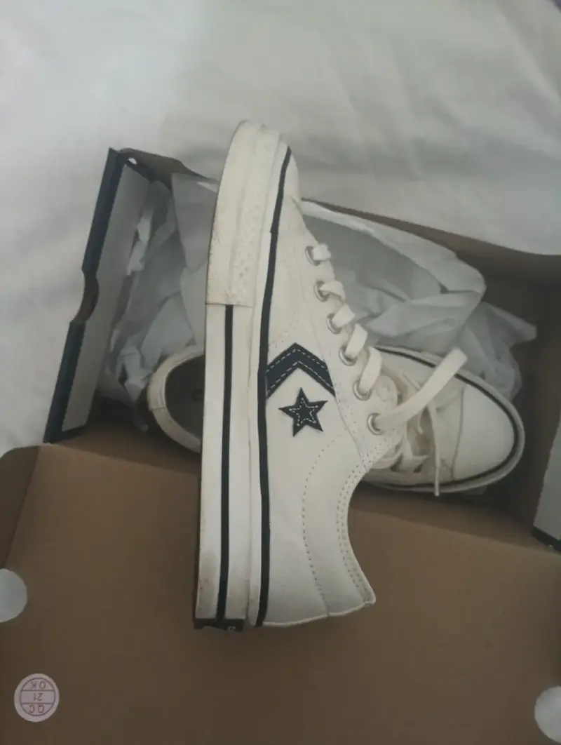 Zapatillas Converse unisex blancas talla 35.5 - 3