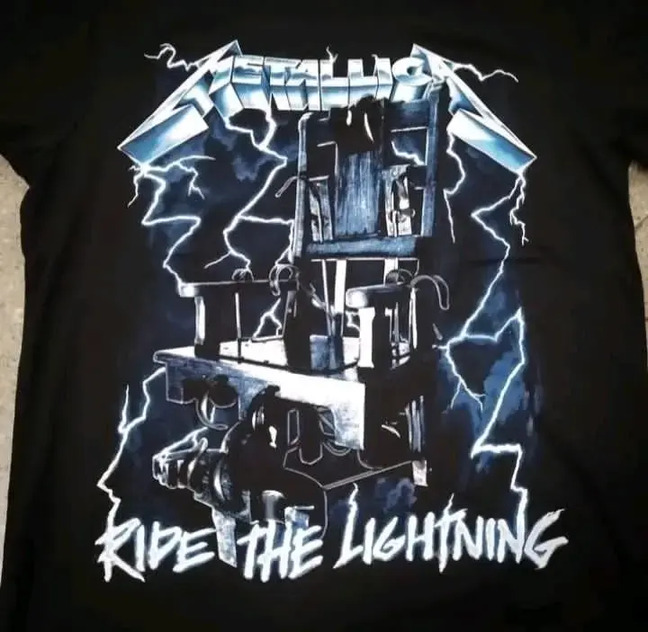 Polera Metallica Ride the Lightning