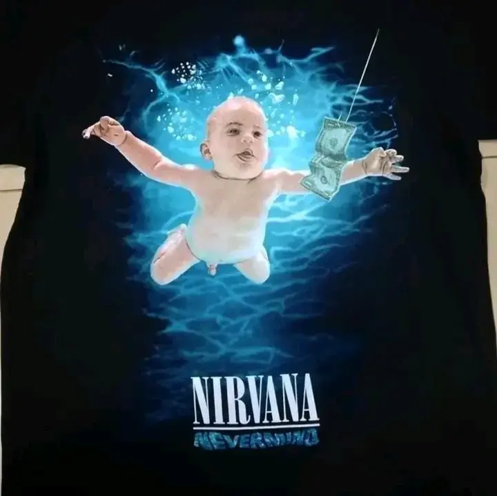Polera Nirvana Nevermind con diseño icónico