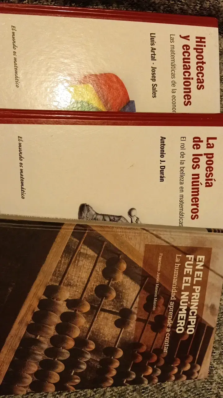 Set de libros sobre matemáticas y economía - 4