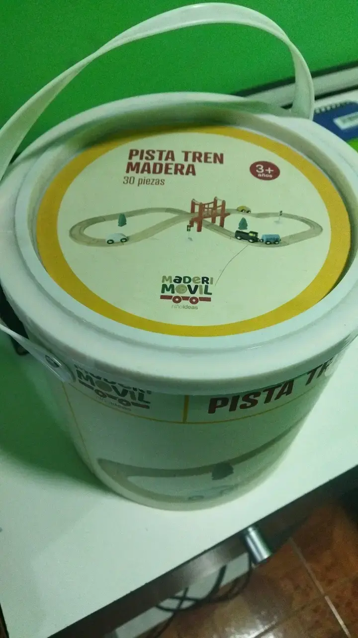 Pista de Tren de Madera 29 Piezas para Niños - 1