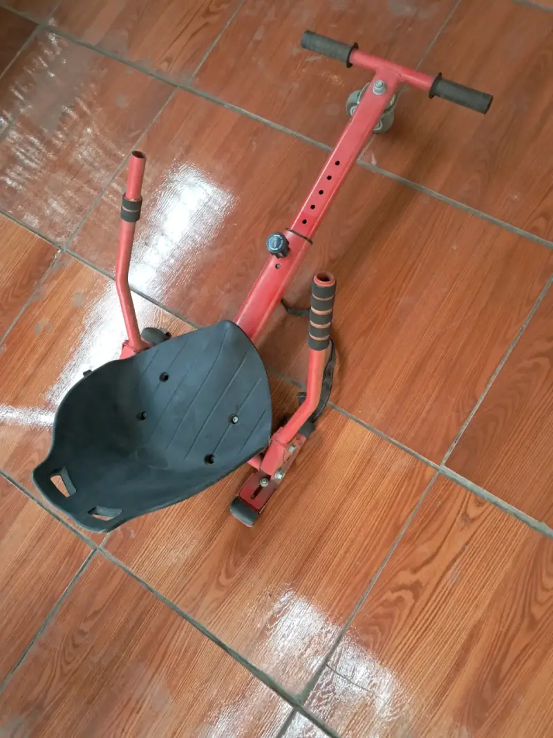 Kart para hoverboard rojo ajustable - 1
