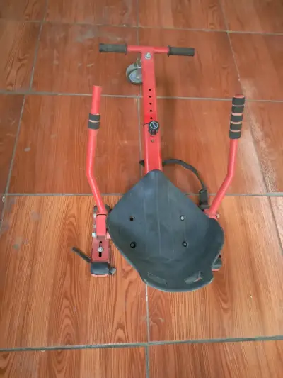 Kart para hoverboard rojo ajustable - miniatura 2