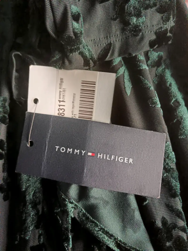 Vestido verde elegante Tommy Hilfiger talla 16 - 2