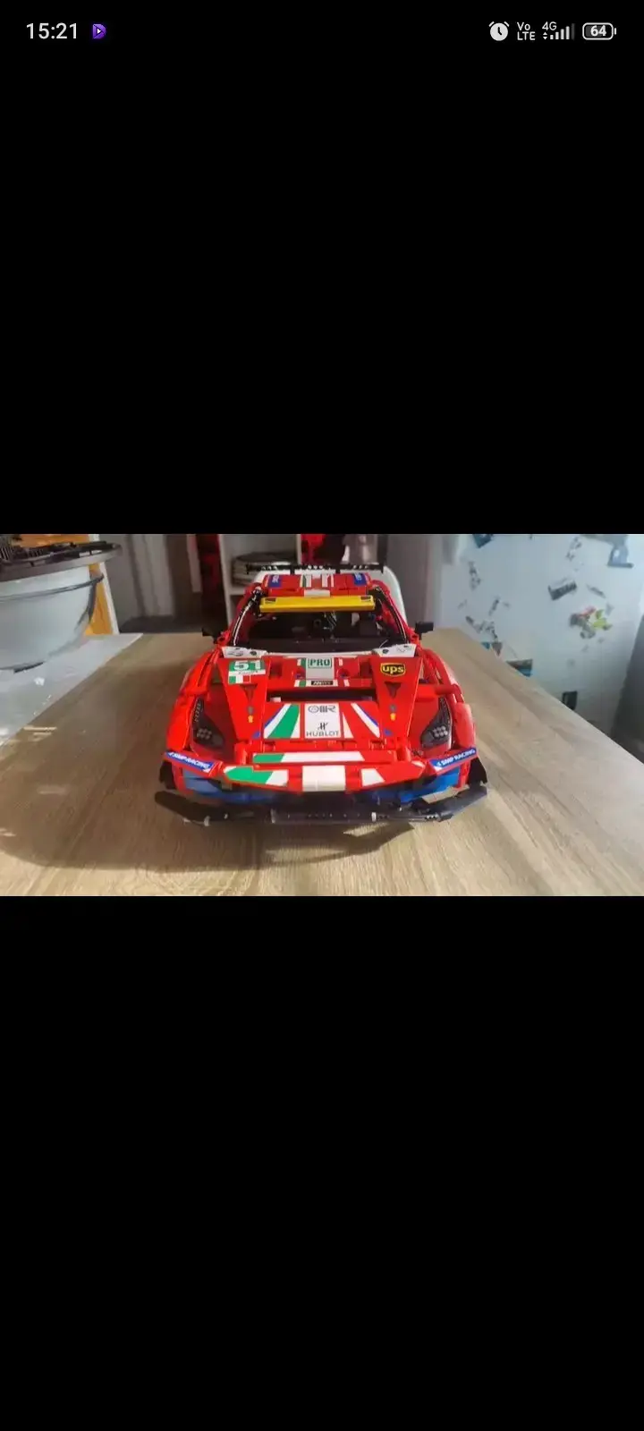Auto de juguete deportivo rojo Ferrari LEGO - 2