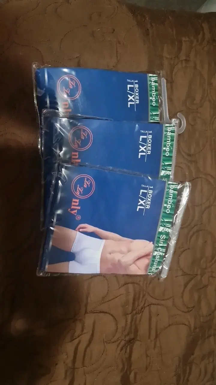 Pack de Boxers Hombre Talla L/XL Bamboo - 1