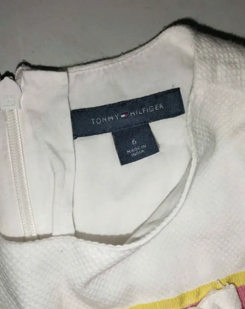 Vestido de niña Tommy Hilfiger a rayas coloridas - 3