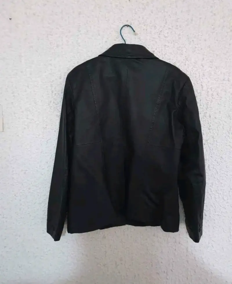 Chaqueta de cuero negro Rossano para mujer - 3