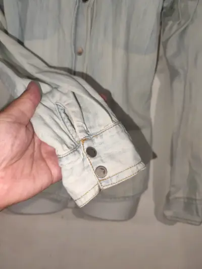 Camisa de mezclilla clara para hombre Rajsodia - miniatura 2