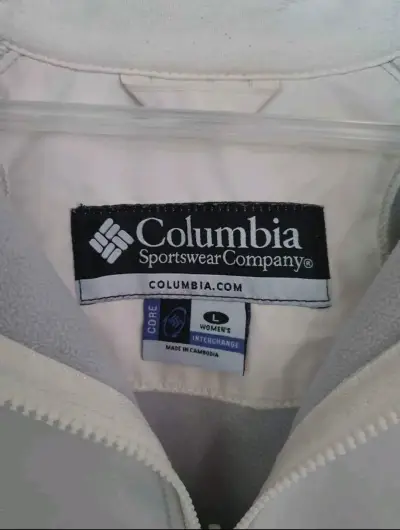 Chaqueta Columbia blanca para mujer talla L - miniatura 3