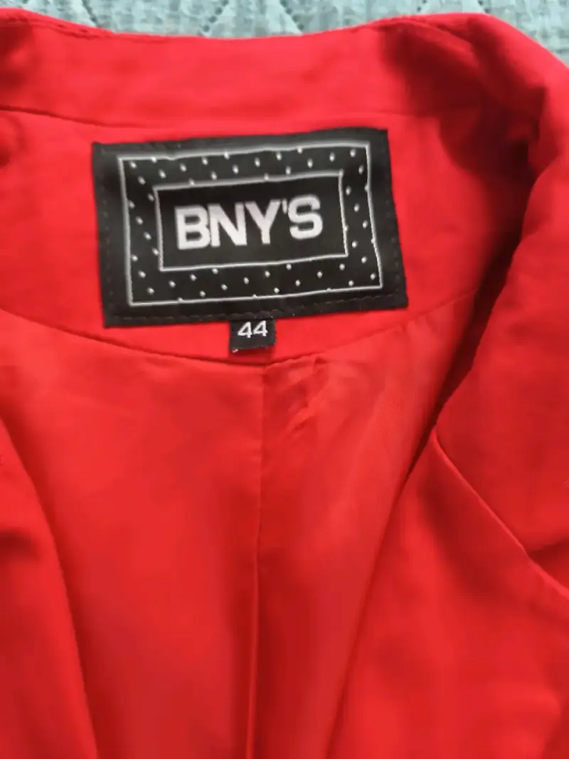 Blazer rojo para mujer BNY'S talla 44 - 2