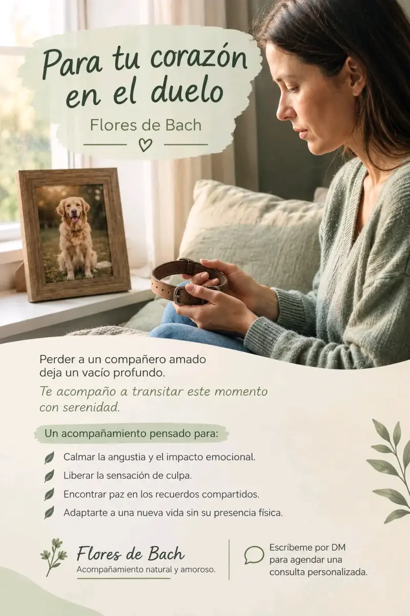 Flores de Bach para el duelo emocional