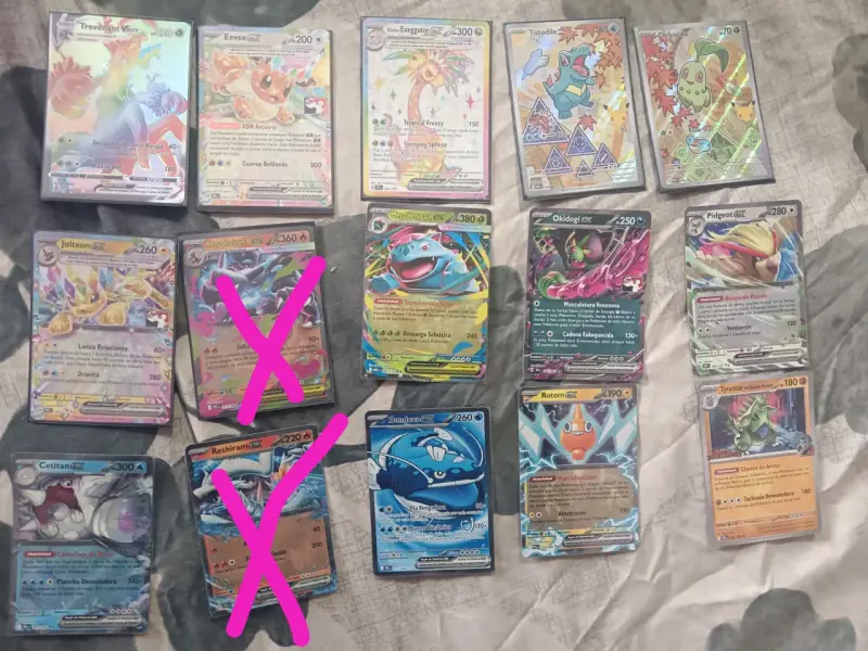 Lote de Cartas Pokémon EX y GX Variadas - 1