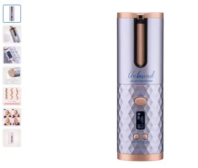 Rizador Automático Inalámbrico Recargable - miniatura 1