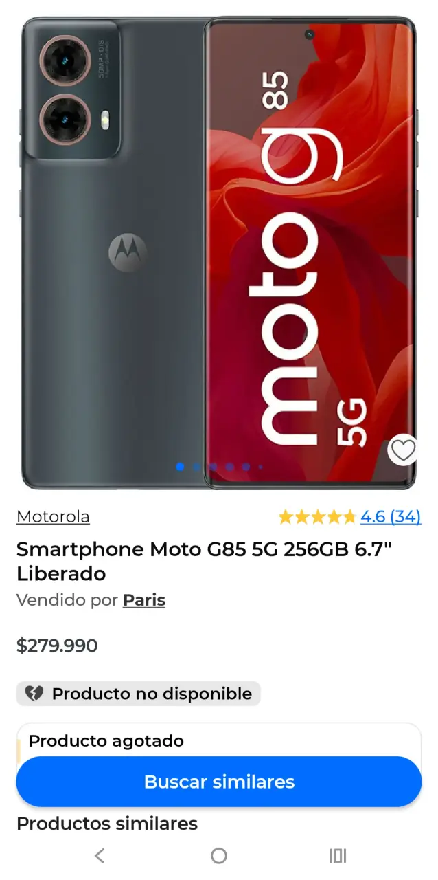 Smartphone Motorola Moto G85 5G Como nuevo. - 6
