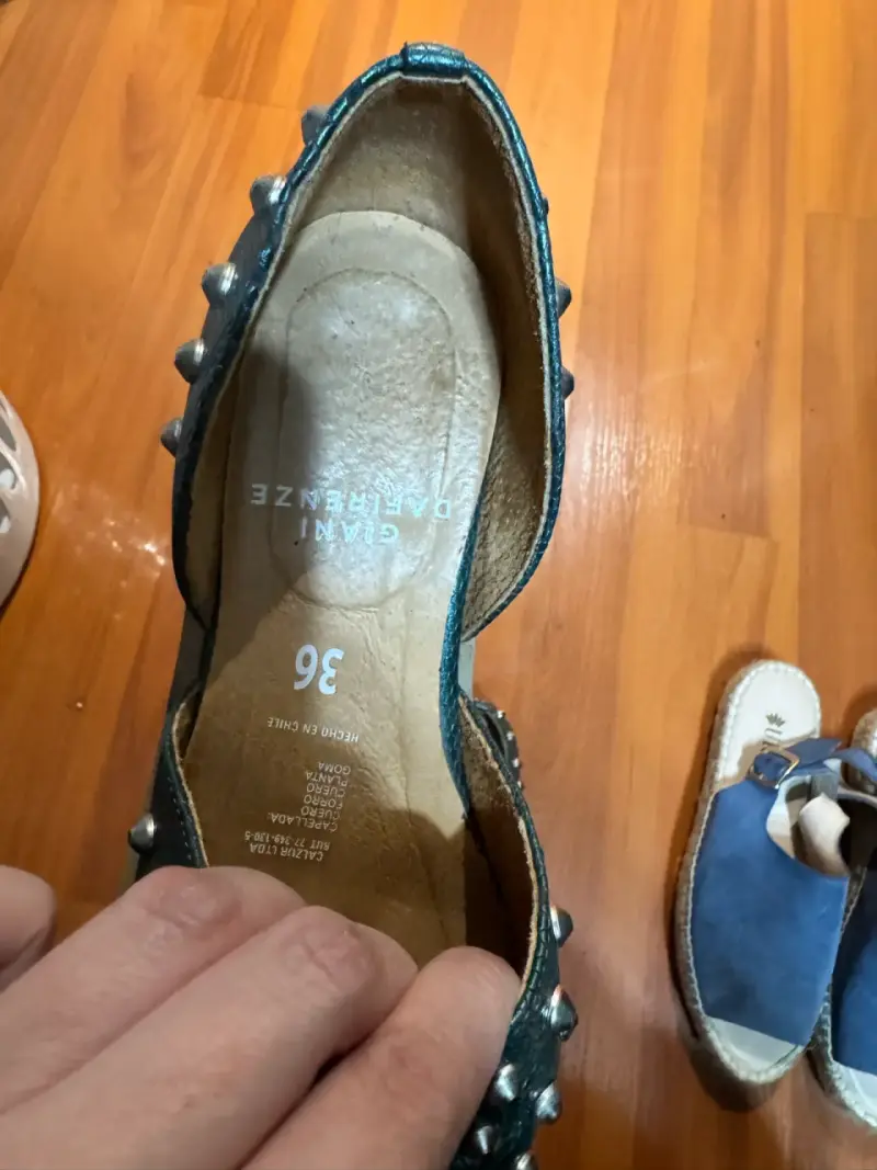 Zapatos planos con tachas Gian D'Firenze talla 36 - 2