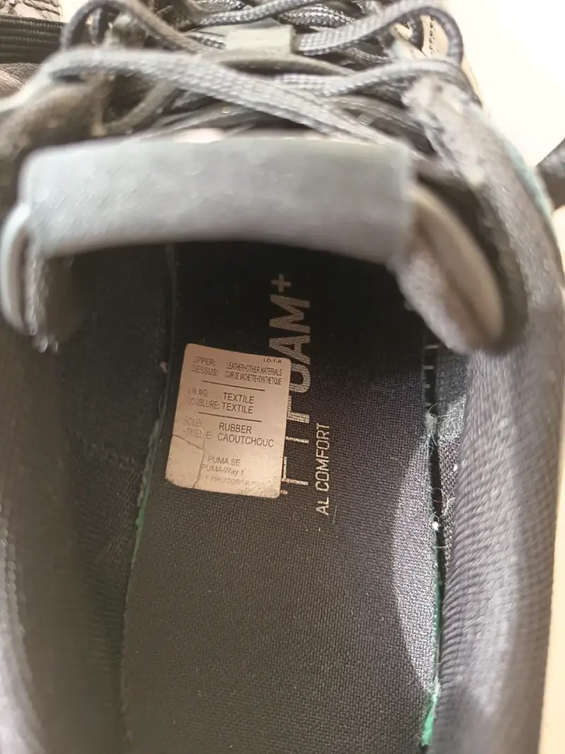 Zapatillas negras Puma Fitfoam para hombre - 5