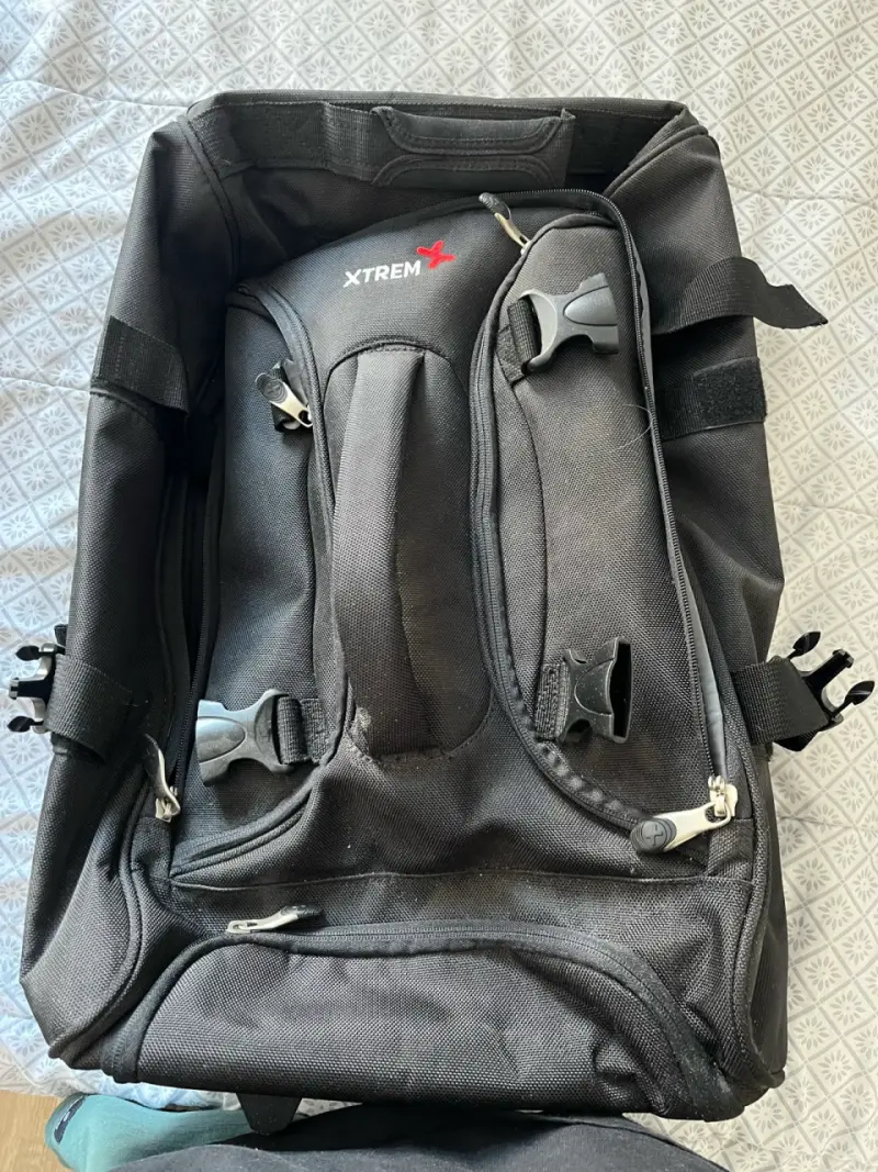 Maleta de viaje Xtrem negra con ruedas - 1