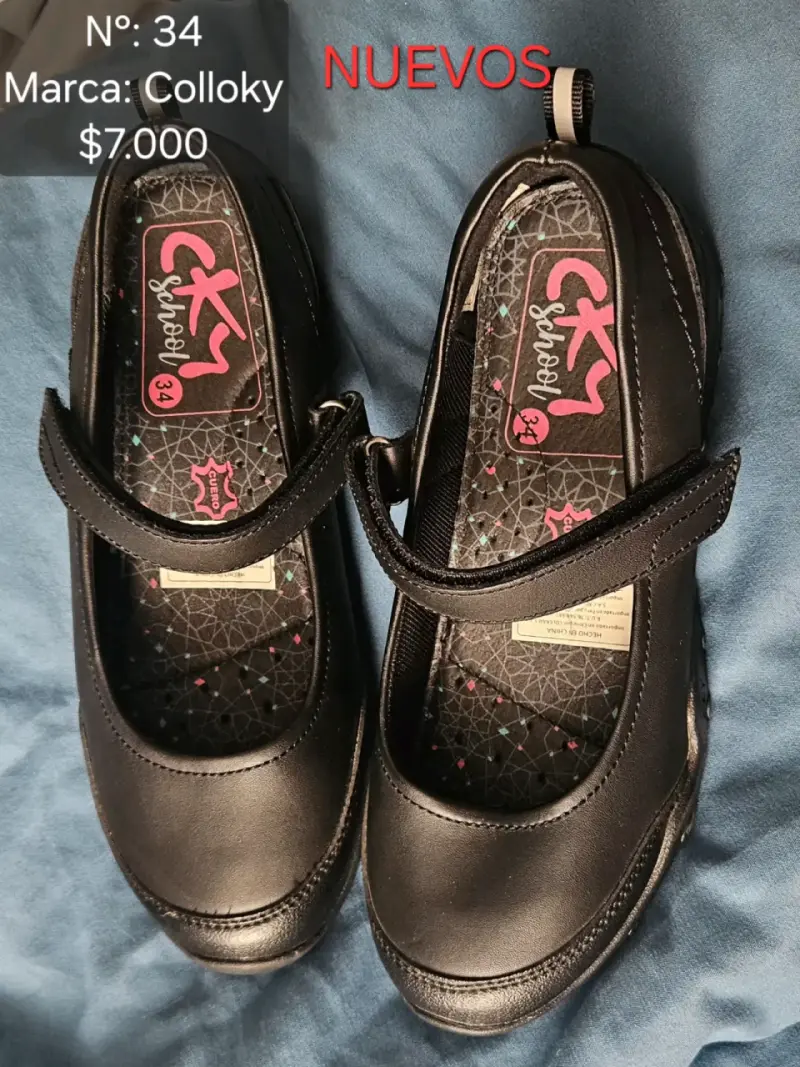 Zapatos escolares negros Colloky nuevos