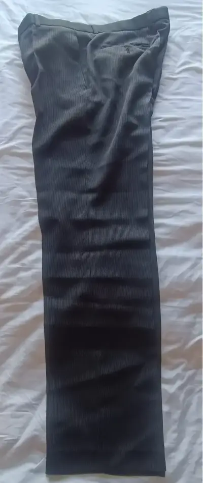 Traje formal negro sin cuello Marquis talla 46 - miniatura 4