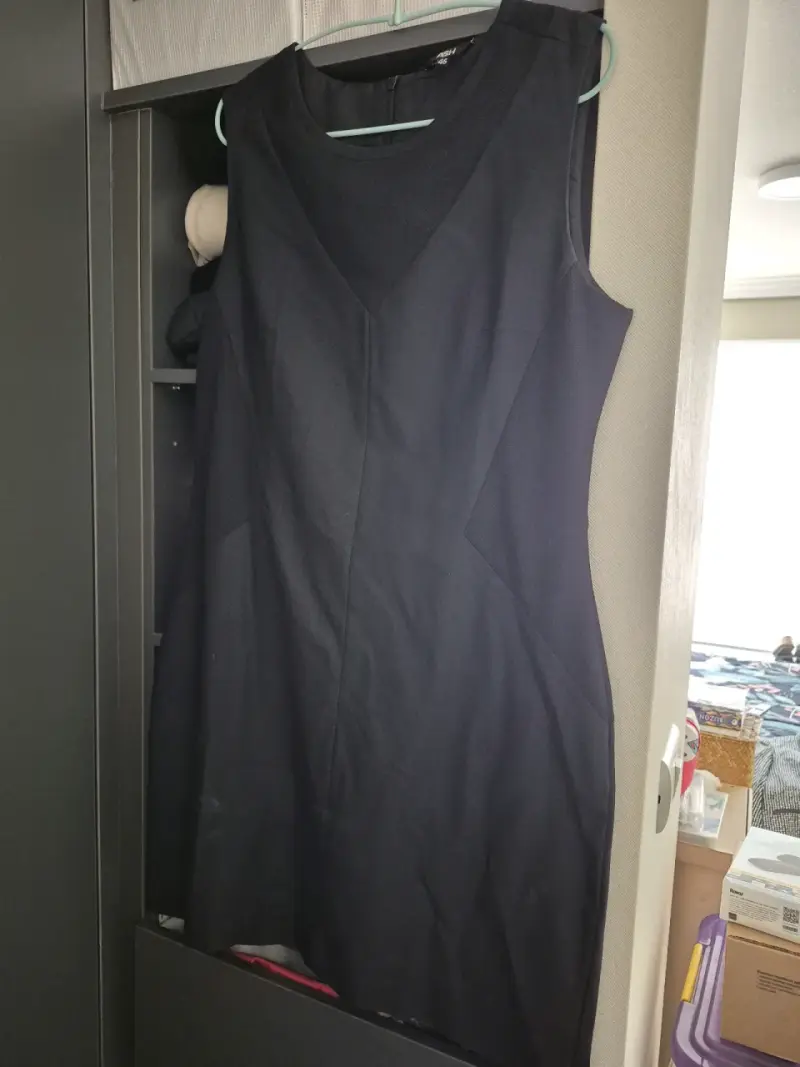 Vestido negro elegante talla 46 - 1