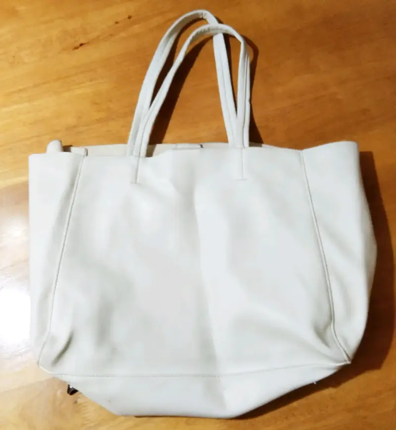 Bolso de cuero blanco  Prüne - 3