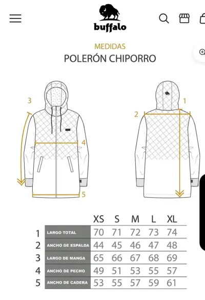 Polerón Chiporro Mujer Gris Buffalo - miniatura 3