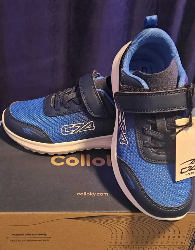 Zapatillas deportivas azules para niños Colloky C74 - 1