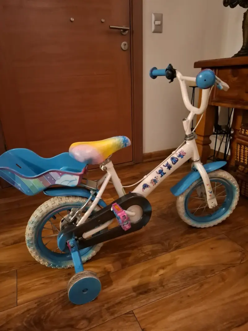 Bicicleta infantil con ruedas de entrenamiento - 1