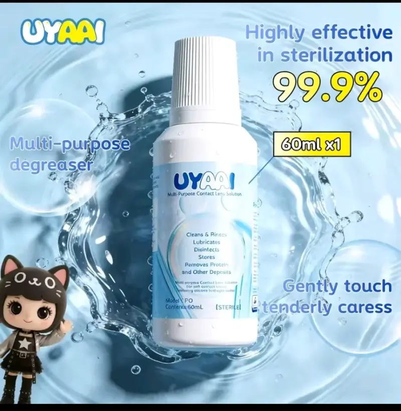 Solución Multiuso para Lentes de Contacto UYAAl 60ml
