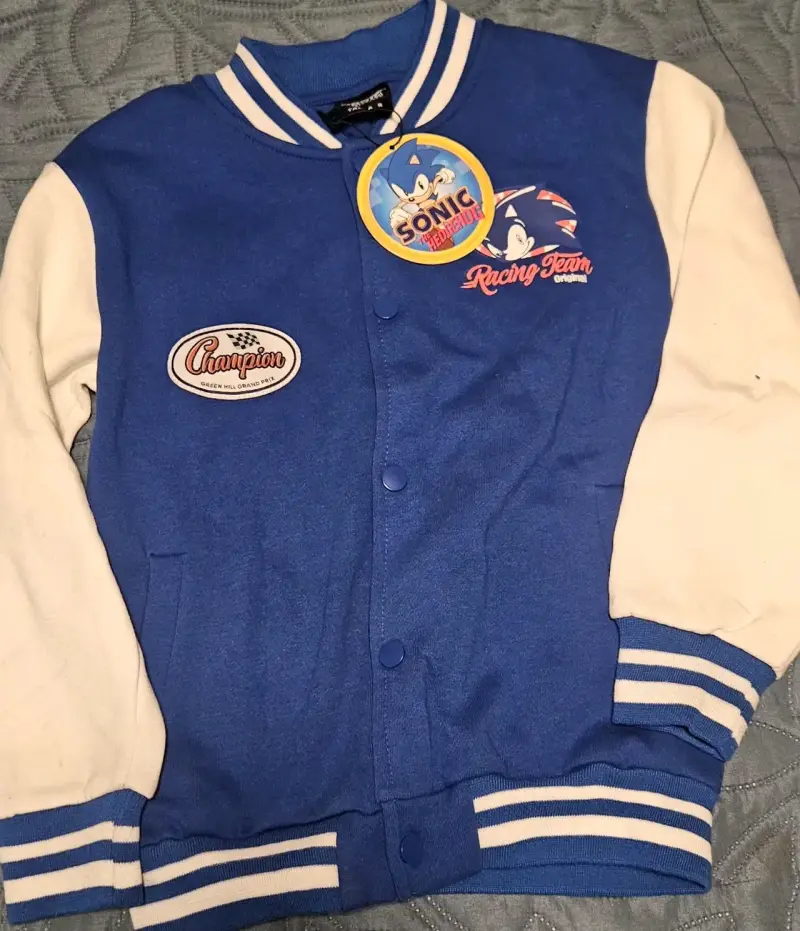 Chaqueta + Polera Sonic, Talla 8, Nueva