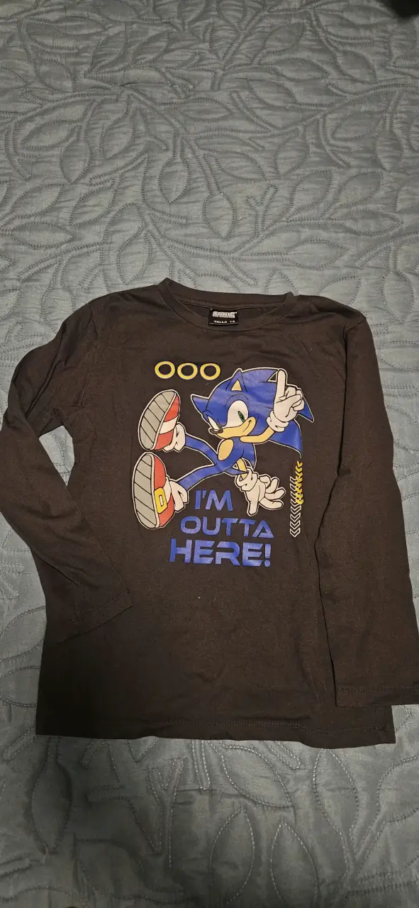 Chaqueta + Polera Sonic, Talla 8, Nueva - 3