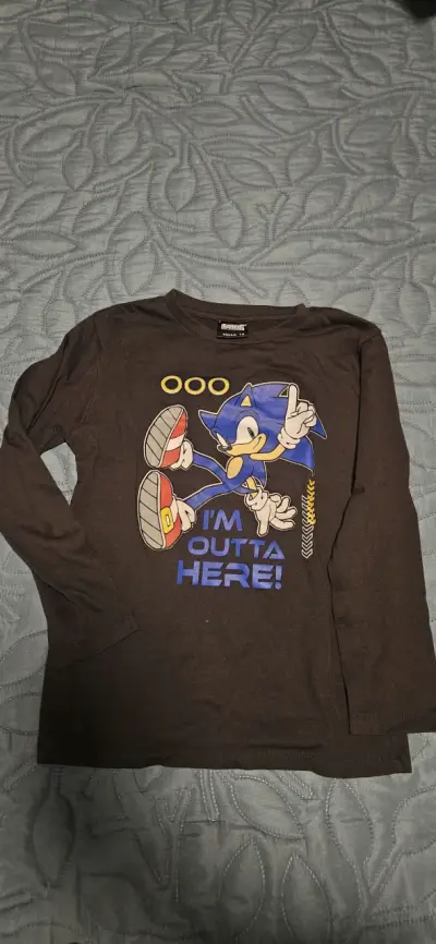 Chaqueta + Polera Sonic, Talla 8, Nueva - miniatura 3