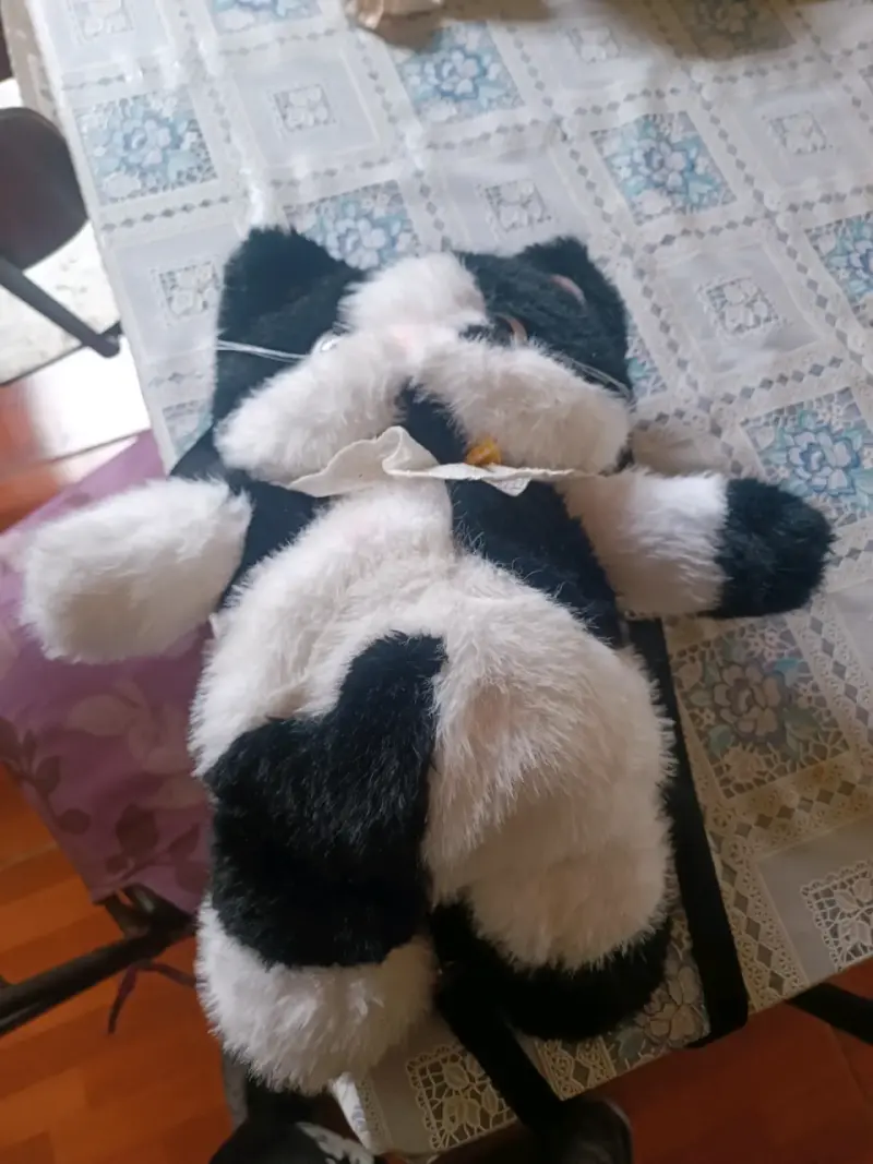 Bolsito peluche artesanal - 1