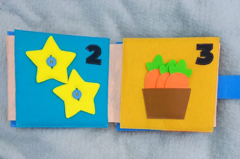 Libro de actividades para niños de fieltro - 3