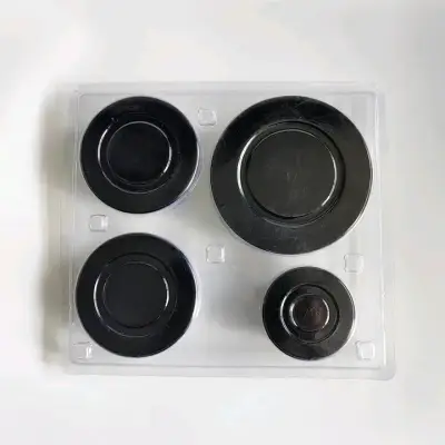 Set de 4 tapas para quemadores de cocina - miniatura 2