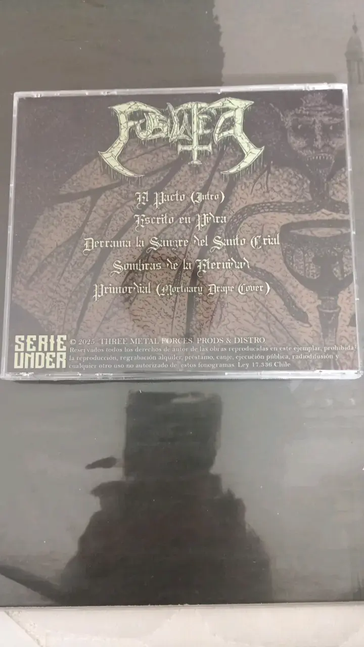 CD Fusilated"Escrito en Piedra" de banda chilena - 2