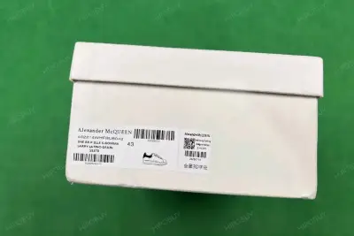 Zapatillas deportivas Alexander McQueen blancas y negras - miniatura 5