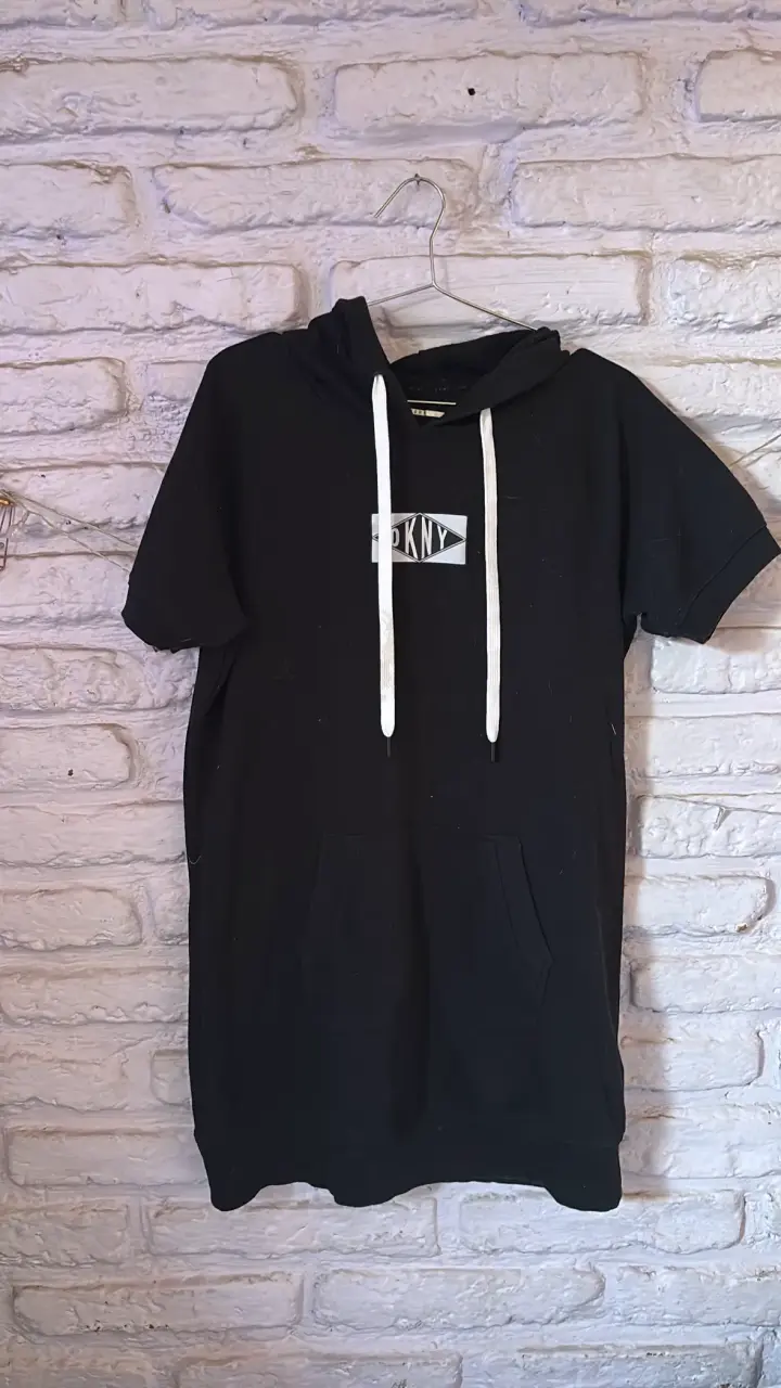 Polerón vestido DKNY negro talla S - 1